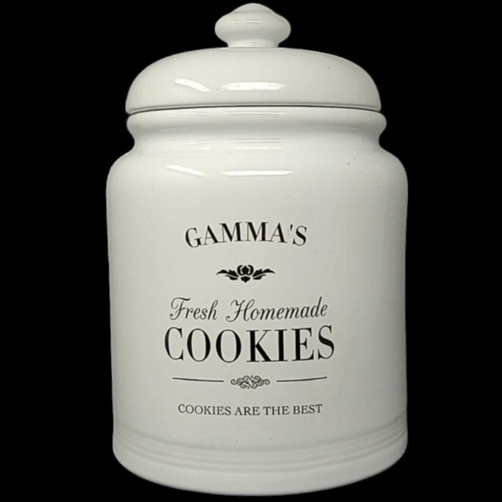 GAMMA'S FRESH HOMEMADE COOKIES - COOKIE JAR - COOKIES ARE THE BEST